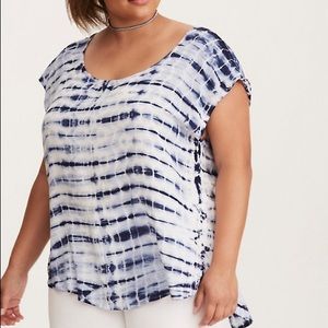 Torrid size 2 tie dye shirt